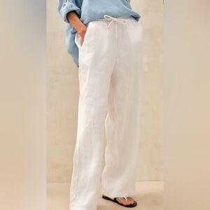 NWT Silver Jeans linen high rise wide leg